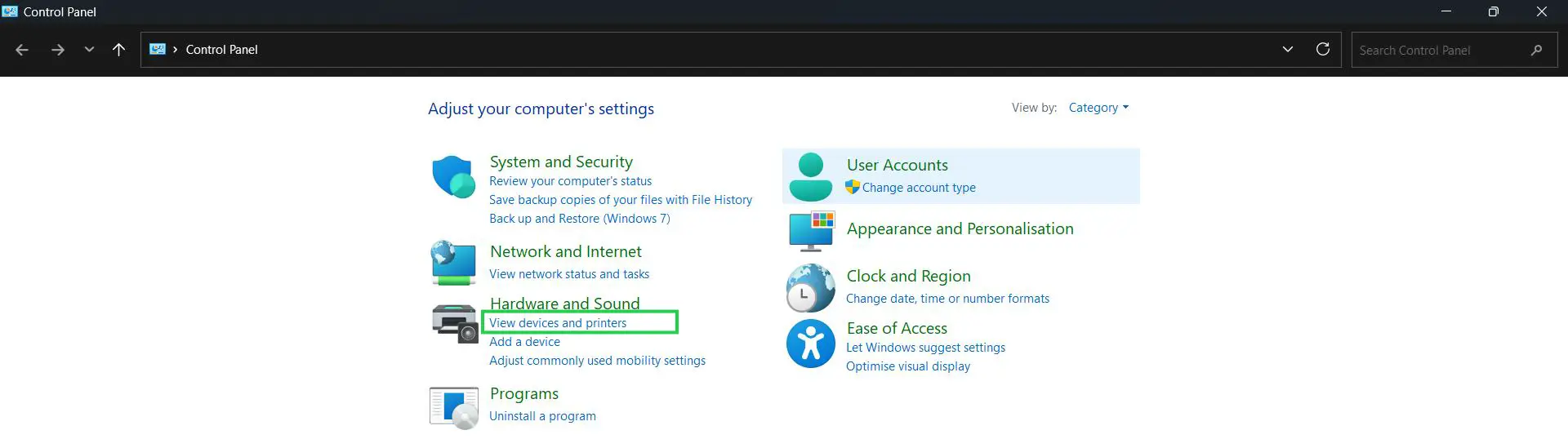 Cancel a Print Job from Control Panel