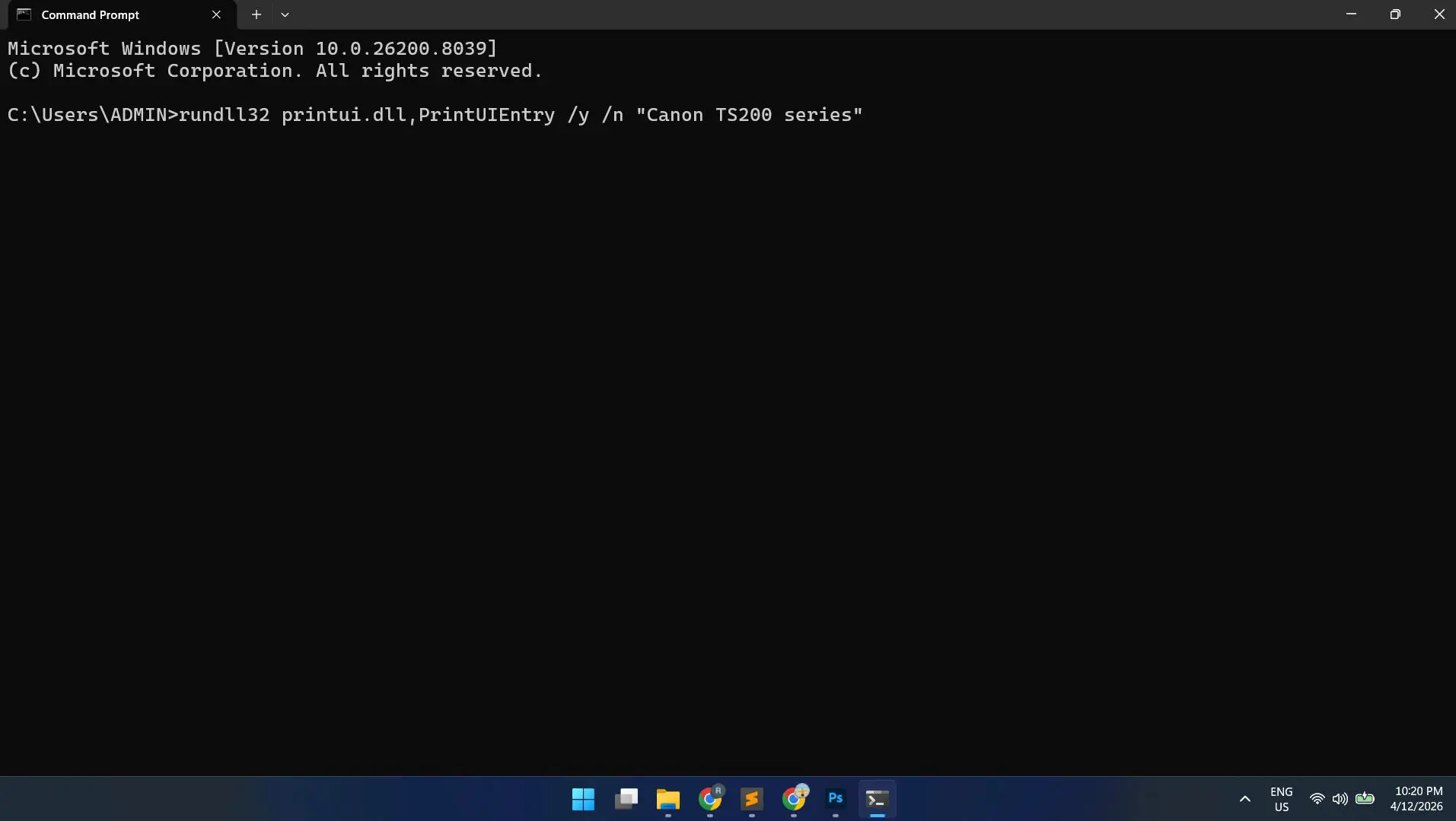 Set Your Preferred Default Printer in Windows 11 Using Command Prompt